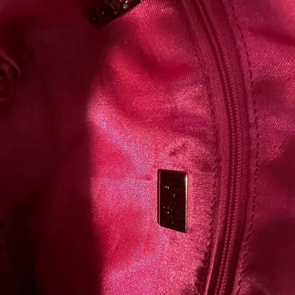 Maxx New York Black Leather Shoulder Bag Y2K style - Picture 6 of 6